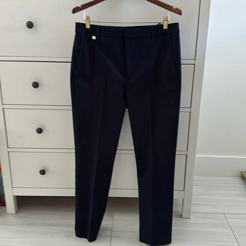 Lauren Ralph Lauren Womenโs Navy Blue Pants Size 12 EUC